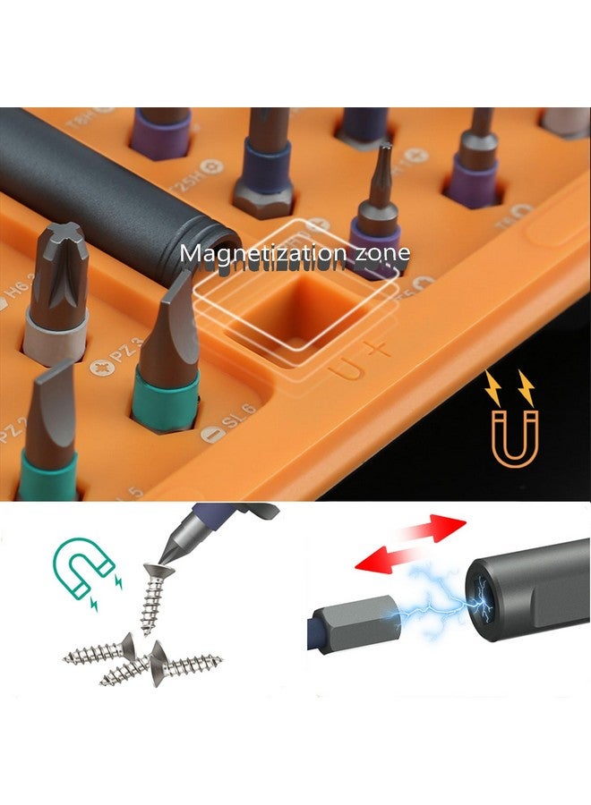 ORIA Ratchet Screwdriver Set, 42 in 1 Magnetic Repair Tool Kit with Rotatable Ratchet Handle, Screwdriver Set with 40 PCS Magnetic Precision Bits, Storage Case for Home Appliances - Image 5