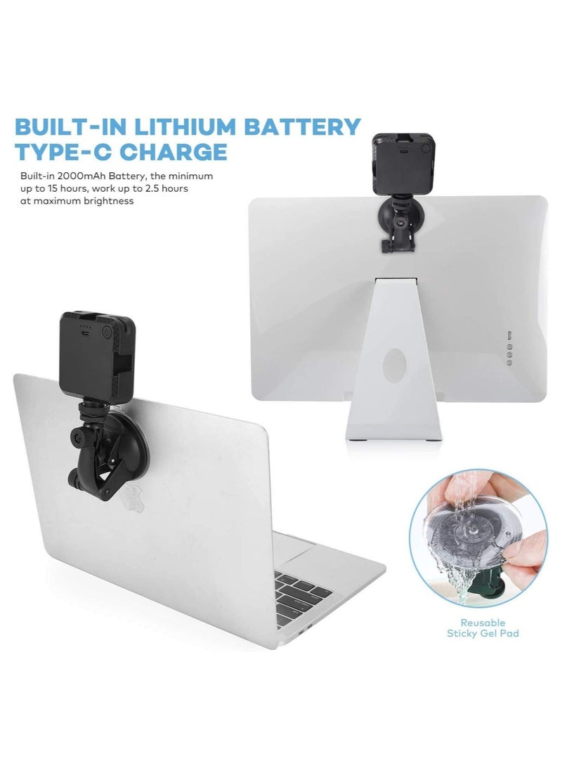 Captaintech Camera Cold Shoe Extension Mount, Three Cold Shoe Mouth 1/4 Screw Hole 180 Degree Rotation Expansion Bracket, Vlog Accessories Kits, for Gopro, for iPhone, for Sony for Canon - Image 1