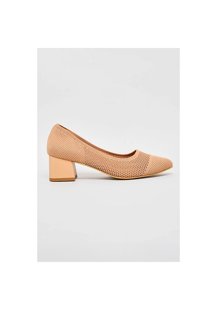 Mesh Heeled Pumps