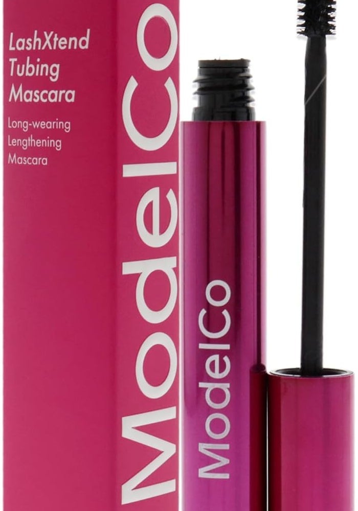 ModelCo LashXtend Tubing Mascara - Black, 0.24 Oz - Long-Wearing Lengthening Mascara for Women - Image 4