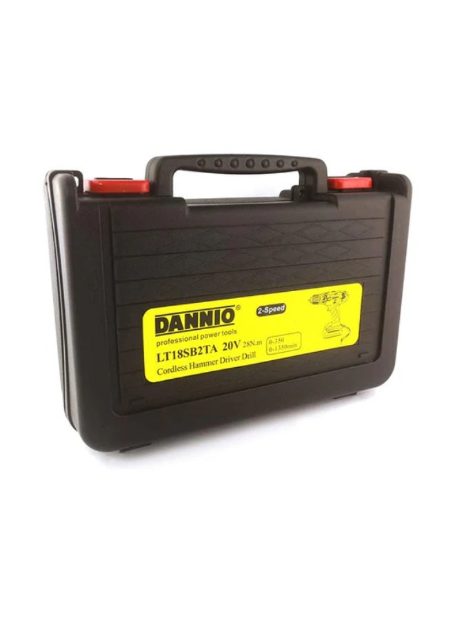 Dannio Heavy Duty 20V Cordless Drill, Two Lithium-Ion Batteries And Fast Charger, 3/8-Inch Drill Kit, 25+ 3-Position Clutch, LED Work Light, Variable Speed Drill, 256 Pounds Of Torque, - Image 4