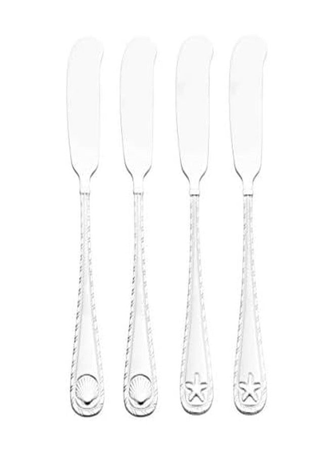 Towle Living Antigua Frost Spreaders, Set Of 4, Stainless Steel - Image 2