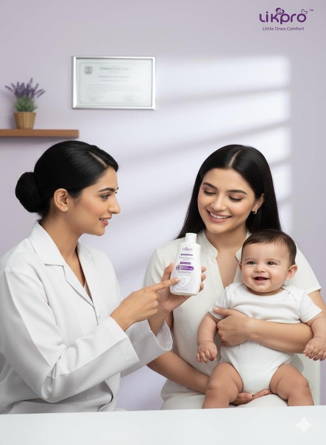 Likpro DermoSoothe Baby Body Lotion – pH 5.5, Doctor Recommended Gentle Moisturizing Lotion for Delicate Baby Skin (pack of 1) - Image 5