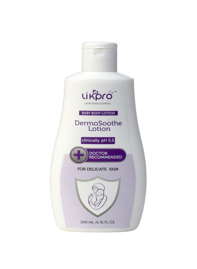 Likpro DermoSoothe Baby Body Lotion – pH 5.5, Doctor Recommended Gentle Moisturizing Lotion for Delicate Baby Skin (pack of 1) - Image 1
