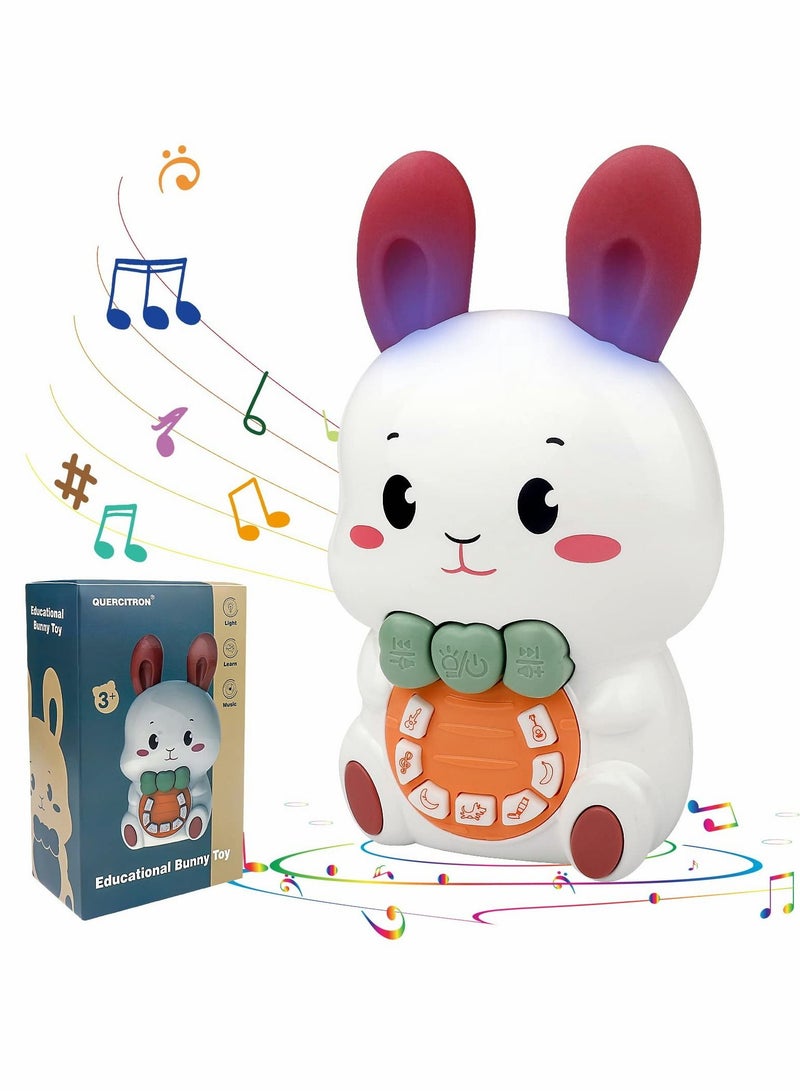 شو وو Baby Toys 3-6 Months Infant Musical for Babies 3-6-12 Months, Bunny Early Educational Light Up Toy, Learning Toy 12-18 Newborn Boys and Girls Gifts - Image 1