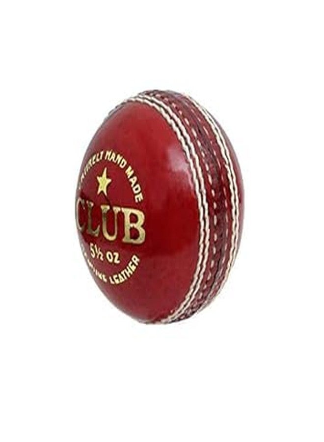 LABH TRADERS Power Hand Stitched 2 Piece Cricket Leather Balls for T20, One Day and Test Match (Red) (Pack of 2) - Image 4