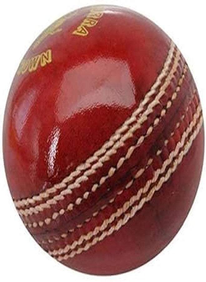 LABH TRADERS Power Hand Stitched 2 Piece Cricket Leather Balls for T20, One Day and Test Match (Red) (Pack of 2) - Image 2