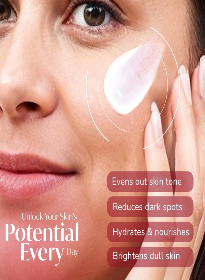 Meglow by Leeford | Skin Brightening Moisturizer Cream for Women| Hydrates, Repairs, Radiates | Reduces Dark Spots, Melanin, Melasma | Prevents Pigmentation | Evens Tone Pack of 4 (15g each) - Image 4