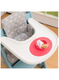 ezpz Tiny Bowl - 100% Silicone Suction Bowl - Baby Plate - Kids Plate - Baby Led Weaning - Fits On All Highchair Trays - 4 Months+ - Indigo  - Image 5