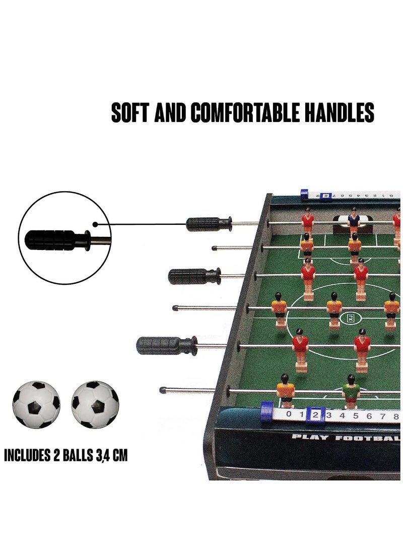 XIANGJUN Mini Table Football Game for Kids Portable for Room & Family Night (Size:60x30x11cm) - Image 3