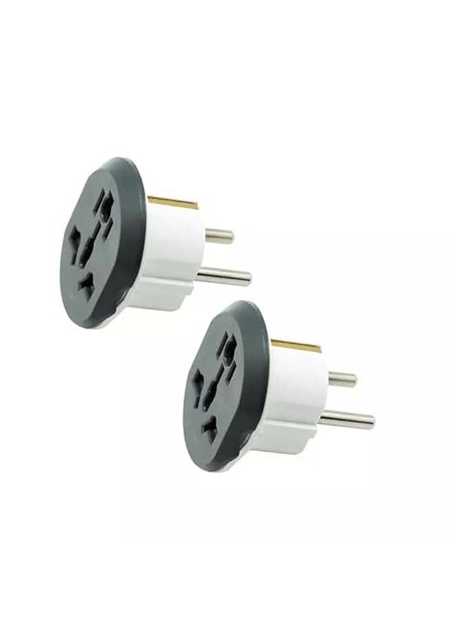 5 Pieces Electrical Socket Adapter US Australia UK to EU Germany Electrical Socket Travel Conversion EU Plug  Universal to EU Plug Adapter - Image 2