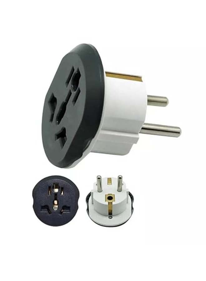 5 Pieces Electrical Socket Adapter US Australia UK to EU Germany Electrical Socket Travel Conversion EU Plug  Universal to EU Plug Adapter - Image 5