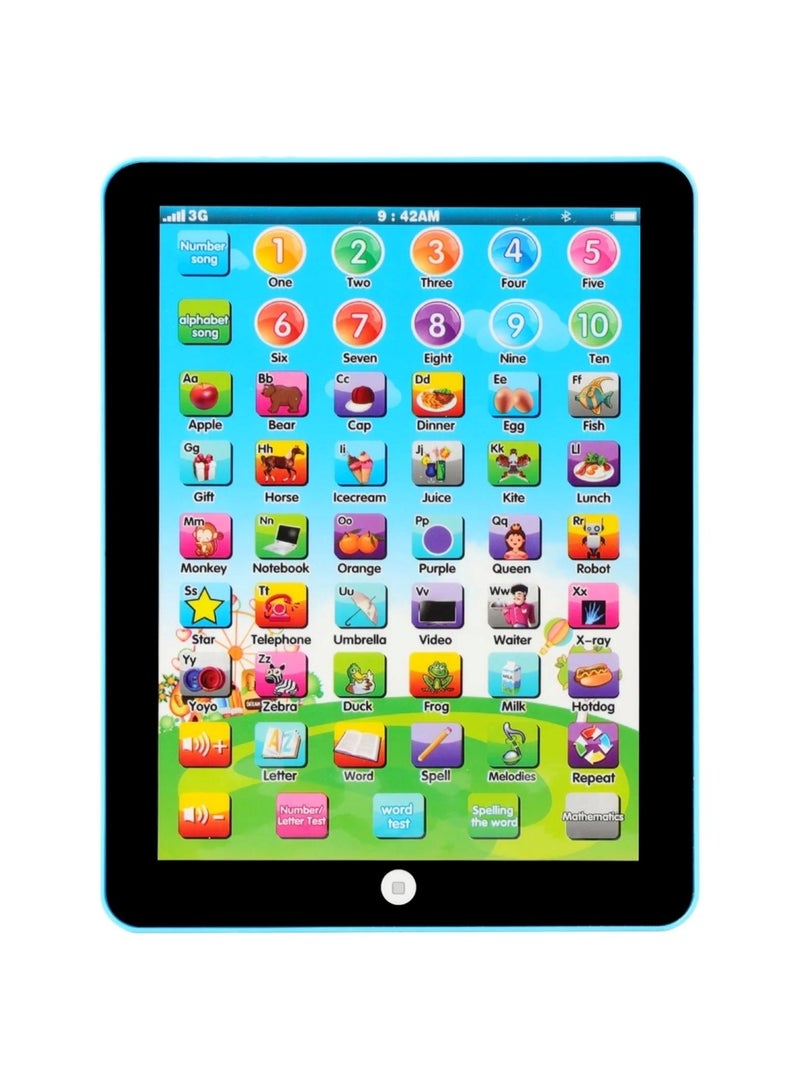 لعبة لوحية تعليمية للأطفال بأصوات موسيقية باللون الأزرق - Image 5