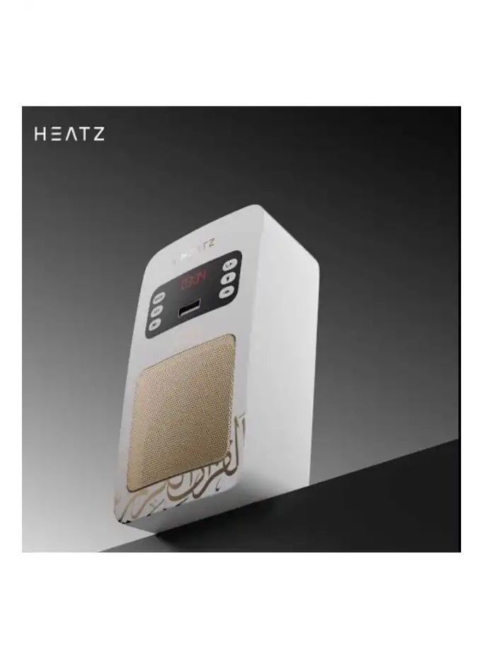 HEATZ Quran speaker with LED lighting, Bluetooth technology, remote control, and portable Islamic speaker. - Image 4