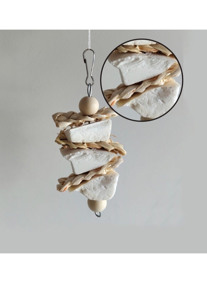 Cuttlefish bones, phoenix tiger skin, peonies, parrots, calcium supplements, teething supplies, bird food, snacks, hanging skewers, gnawing toys - Image 2