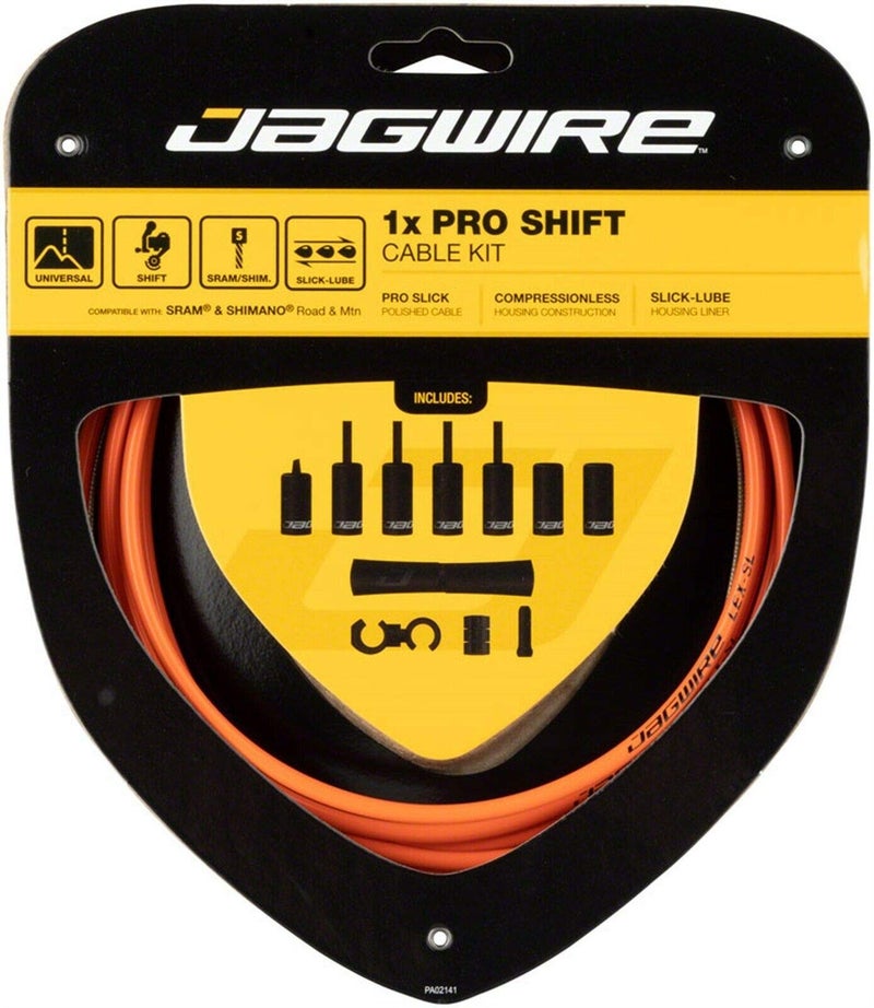 Jagwire Pro Unisex Adult Cables and Sheaths, Orange, One Size - Image 1