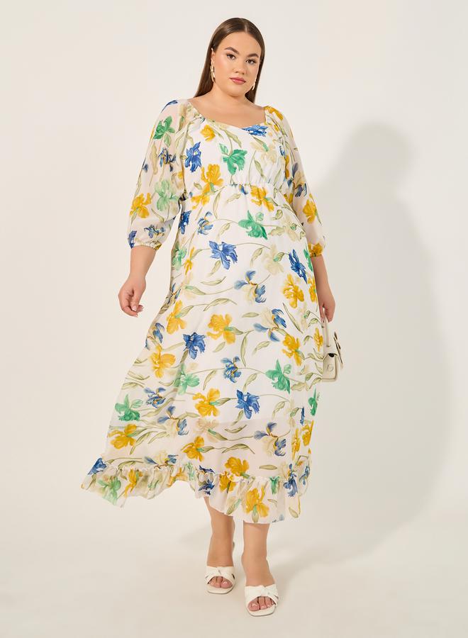 Styli Floral Print Dress  - Image 2