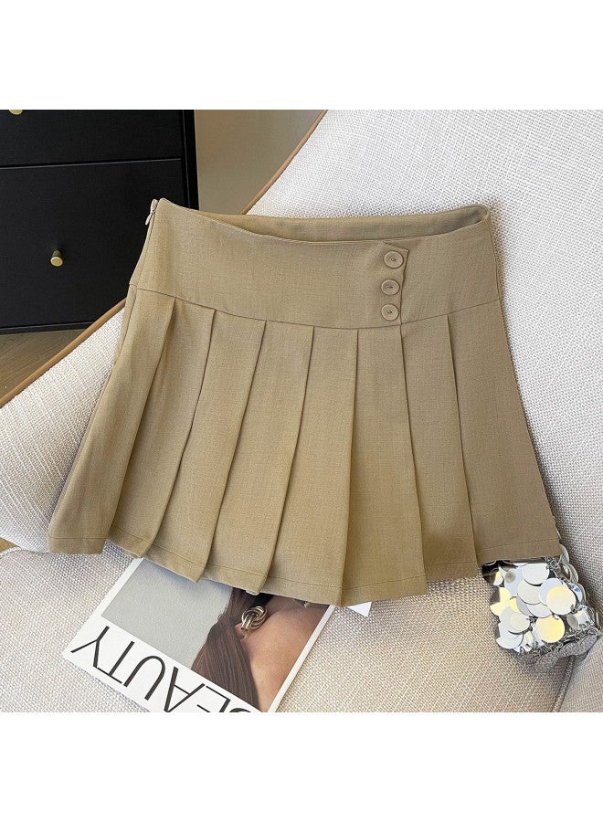 TonLion Youthful Jk Pleated Skirt - 2025 Summer New High-waist A-line Skirt In School Style - Image 3