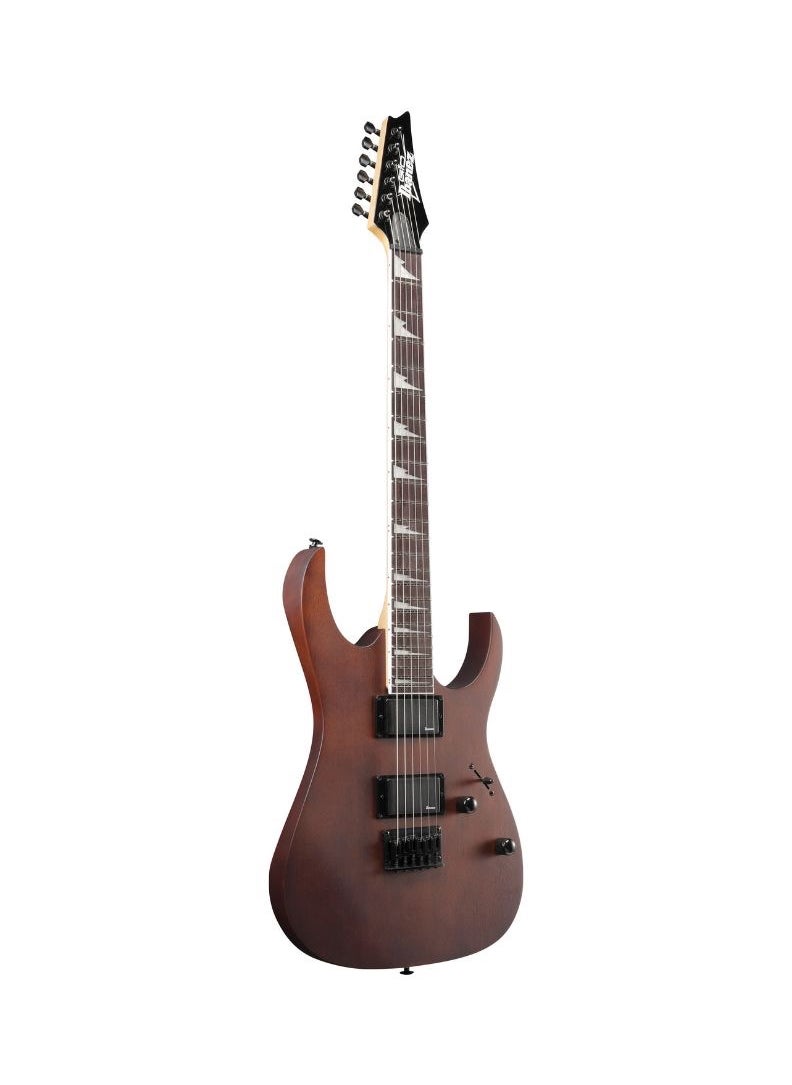 Ibanez Ibanez GRG121DX 6 String Solid Body Electric Guitar – Walnut Flat  - Image 3