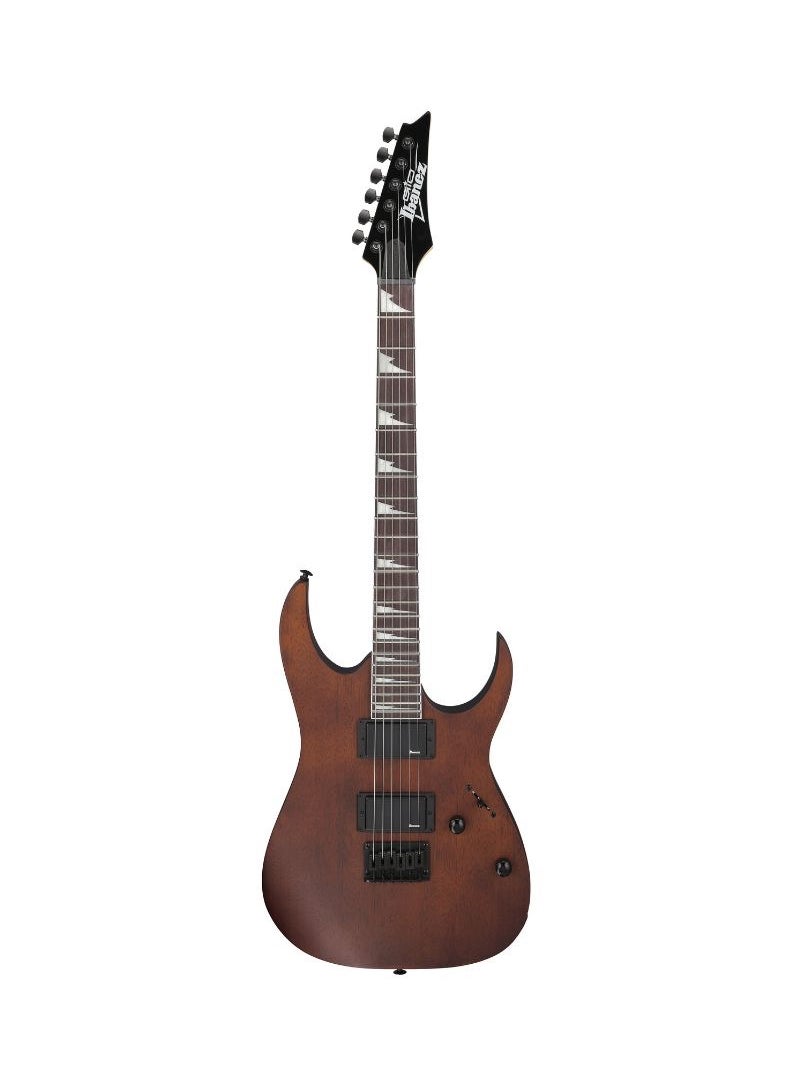 Ibanez Ibanez GRG121DX 6 String Solid Body Electric Guitar – Walnut Flat  - Image 1