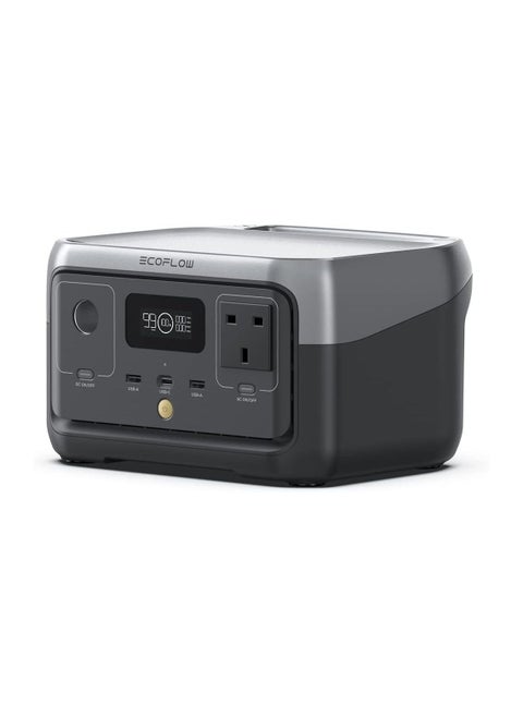 ECOFLOW Portable Power Station RIVER 2, 256Wh LiFeP04 Battery, 1 Hour Fast Charging, Up To 600W Output, Solar Generator (Panel Not Inc.) for Outdoor Camping