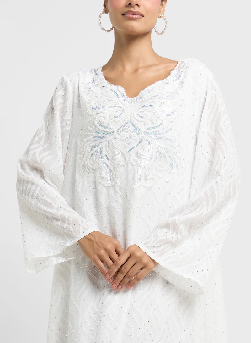 Khizana Embellished Jalabiya