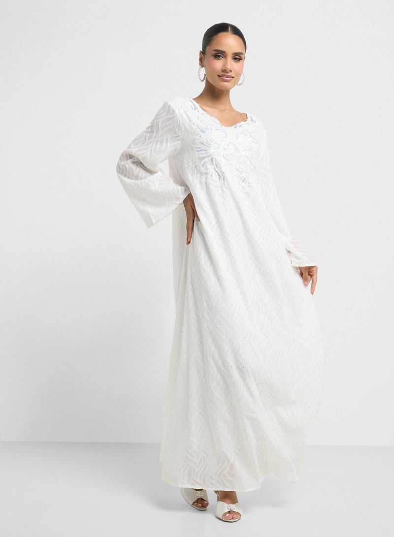 Khizana Embellished Jalabiya - Image 1