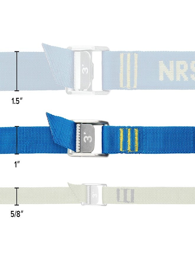 NRS 1" Heavy Duty Tie Down Strap 2 Pack-IconicBlue-15ft - Image 4