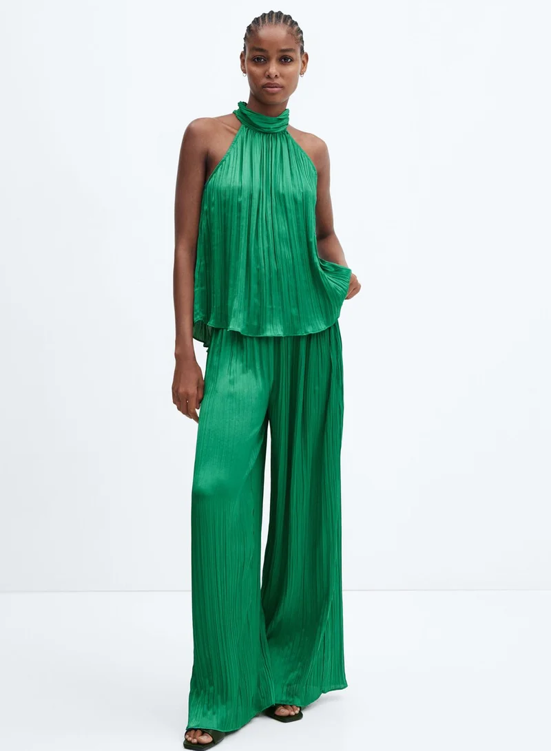 مانجو Halter Neck Tiered Top