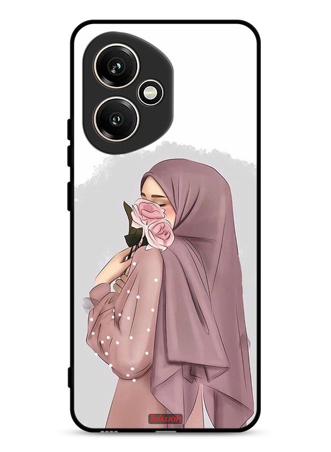 Tolwak Honor 400 Protective Case Cover Holding Roses Girl Art - Image 1