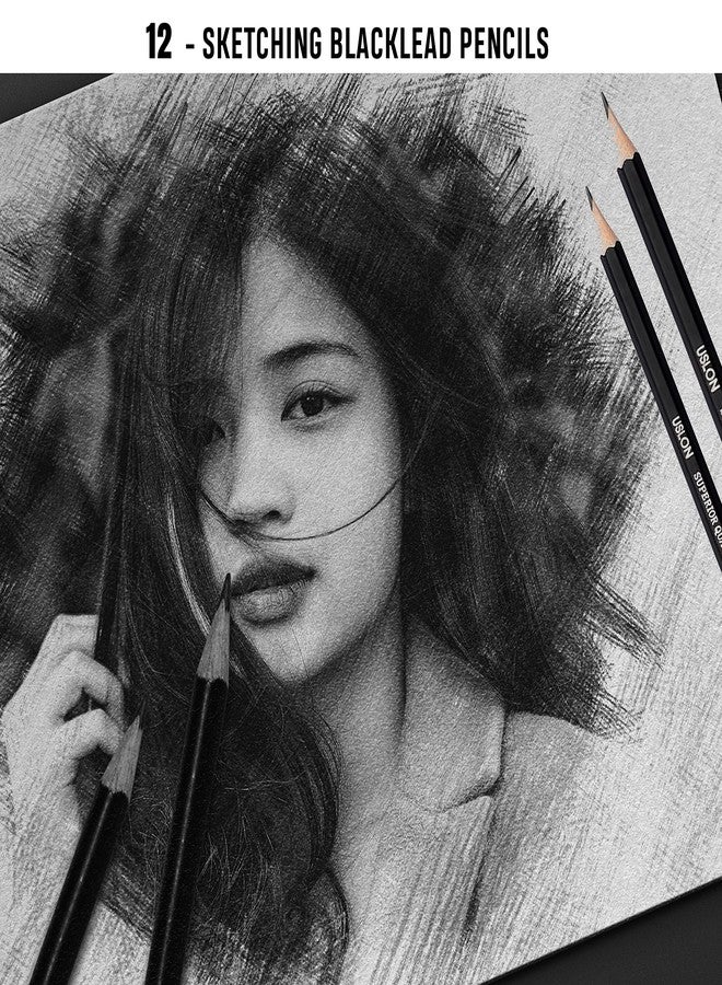داكوس مجموعة أقلام رسم داكوس، مجموعة أقلام رسم للفنانين، أقلام رسم فنية، أدوات رسم للمبتدئين، لوازم رسم للكبار والصغار، أقلام رسم فنية (مجموعة من 12 قلمًا) - Image 4