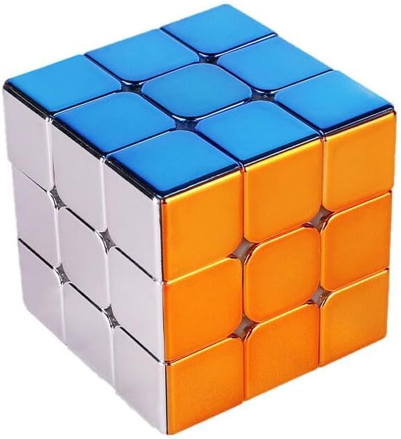 Cuberspeed Moyu Meilong 3x3x3 Reflective Metallic Mirror Shiny Stickerless Speed Cube 3x3 Metallic Magic Cube Puzzle Toys - Image 2
