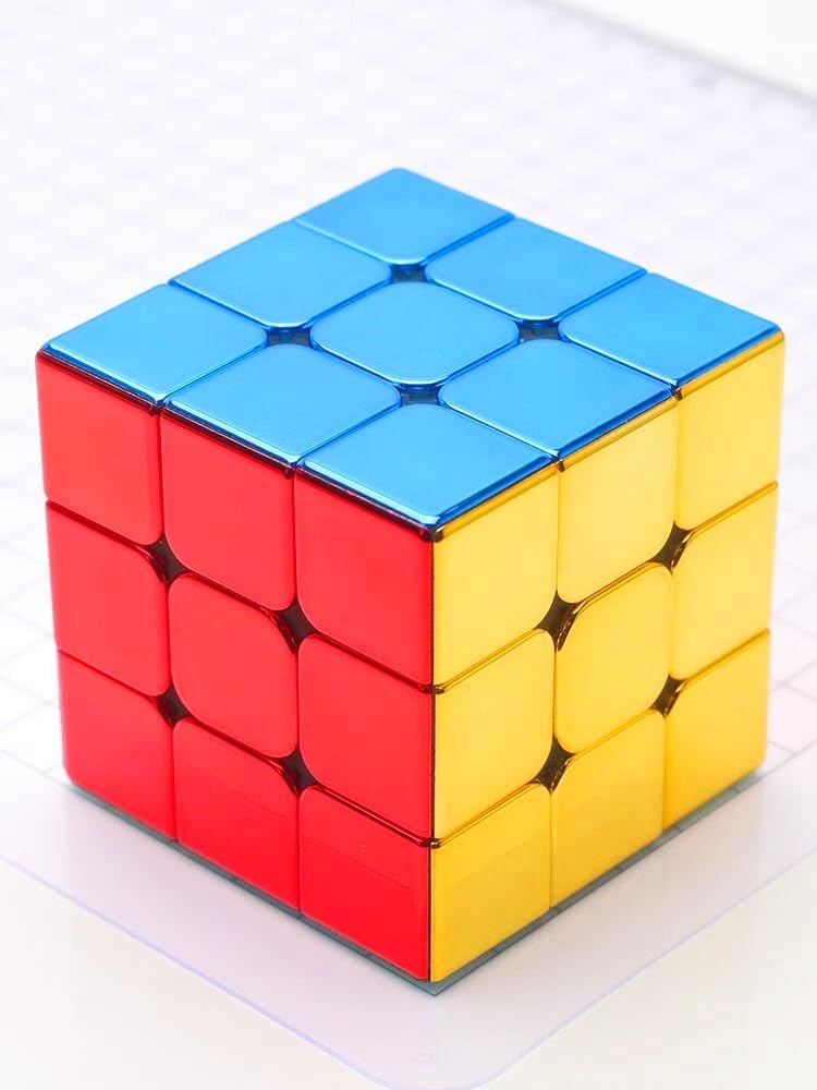 Cuberspeed Moyu Meilong 3x3x3 Reflective Metallic Mirror Shiny Stickerless Speed Cube 3x3 Metallic Magic Cube Puzzle Toys - Image 5