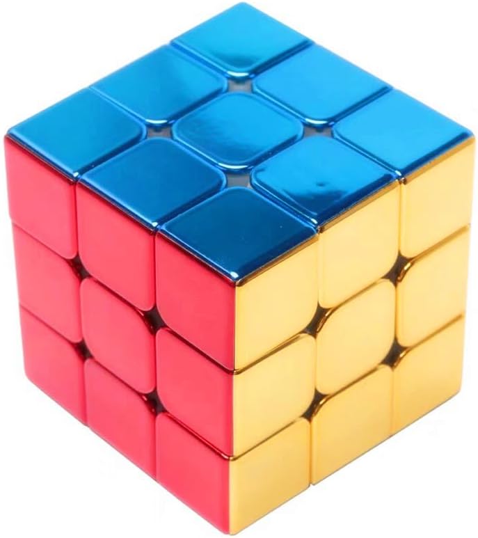 Cuberspeed Moyu Meilong 3x3x3 Reflective Metallic Mirror Shiny Stickerless Speed Cube 3x3 Metallic Magic Cube Puzzle Toys - Image 3