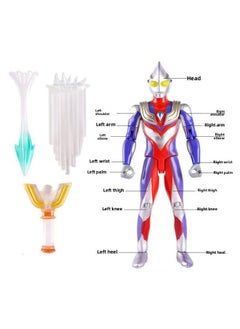 Generic Ultimate Selo Ultraman Toy Joint Action Figure Shine Gold Infinite Selo Ultraman Hand Toy-Color:--ultraman Tiga Multi-joint  - Image 1