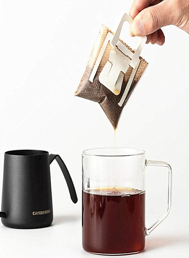 UZER Coffee Filter Paper Bag 100 pieces, Hanging Ear Drip Coffee Bag Single Serve Disposable Drip Coffee Filter Bag Perfect for House, Travel, Office Daily (100) - Image 5