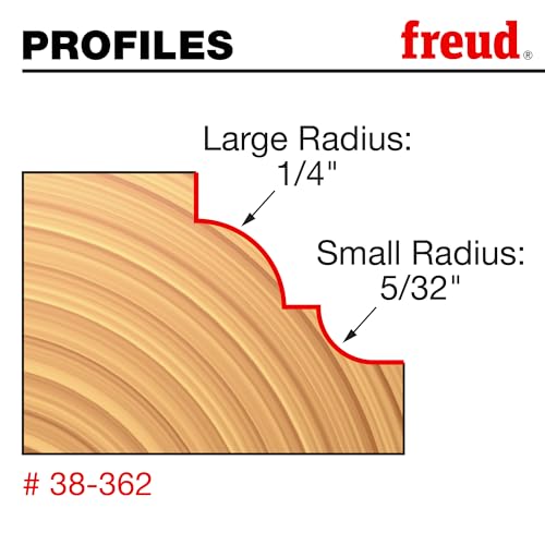 Freud 38-362: 1-1/2" (Dia.) Classical Cove & Bead Bit with 1/2" Shank - Image 2