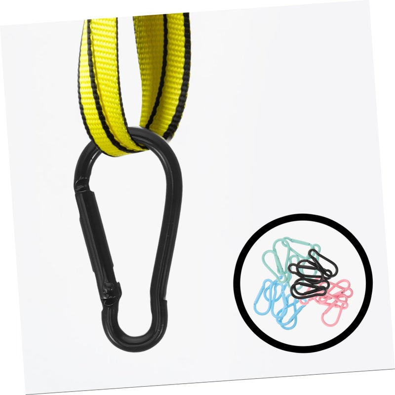 Heavy Duty Carabiner Clips 20 Pack Unique Shaped Snap Hooks for Camping Climbing Hiking Outdoor Gear - Image 5