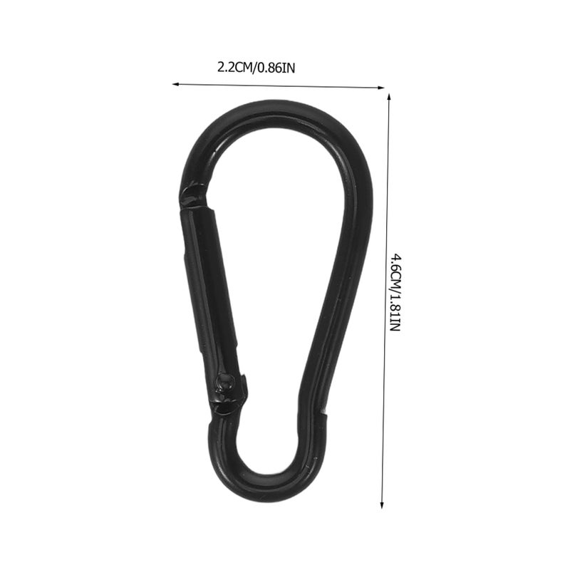 Heavy Duty Carabiner Clips 20 Pack Unique Shaped Snap Hooks for Camping Climbing Hiking Outdoor Gear - Image 3