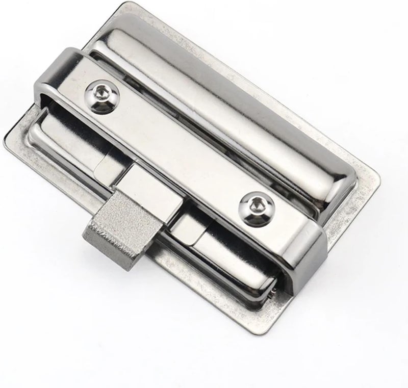 Stainless Steel Flat Box Lock Chassis Electric Cinet Pull Door Engineering Vehicle M110 1Pcs - Image 4