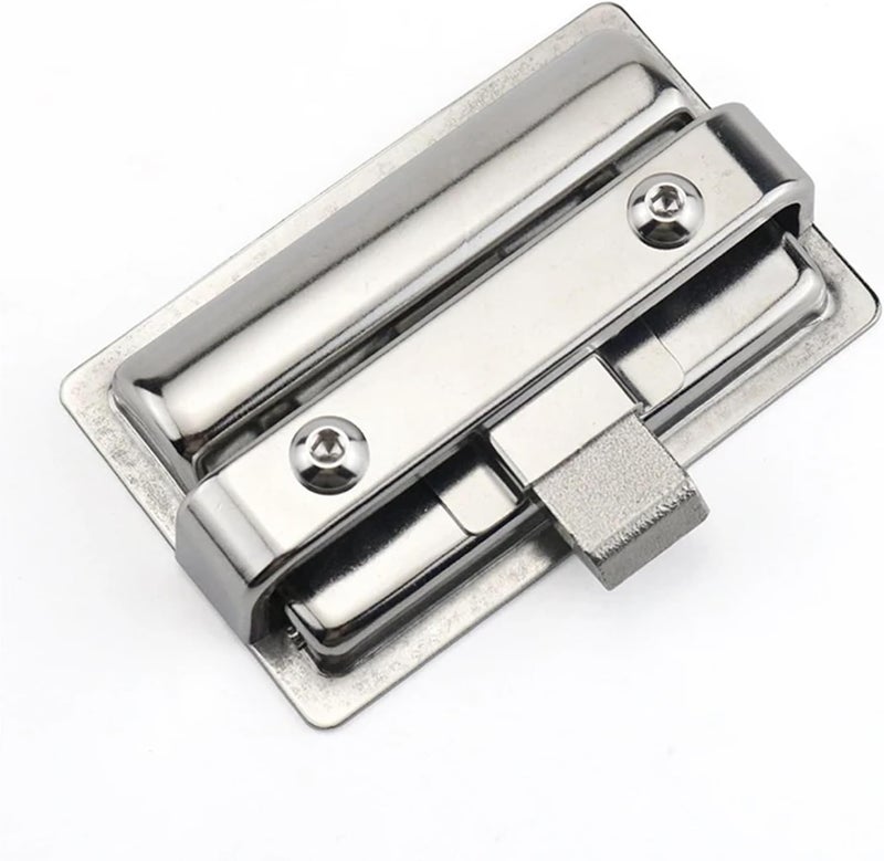 Stainless Steel Flat Box Lock Chassis Electric Cinet Pull Door Engineering Vehicle M110 1Pcs - Image 5