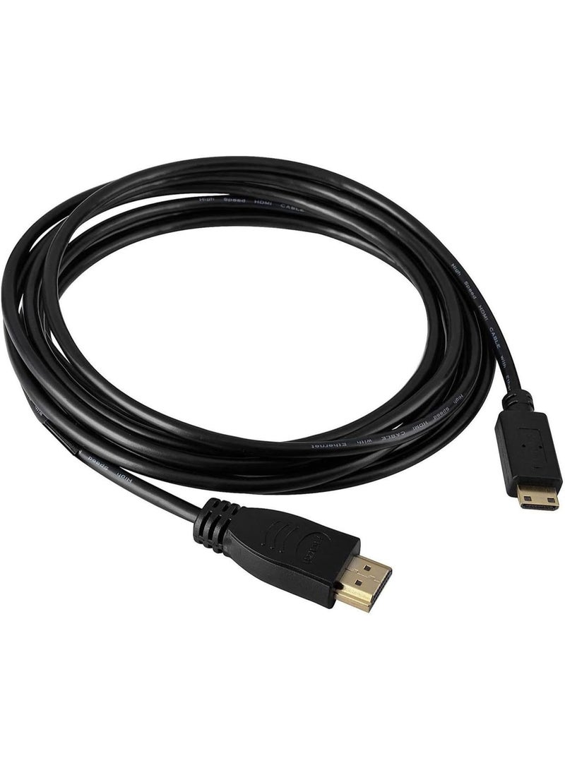 Mini HDMI to HDMI male to male cable support Ethernet, 3D, 4K HDR and ARC [up to 4K@60Hz 18Gbps] for DSLR Camera/Camcorder/Graphics/Video Card 4.93inch/1.5m (Mini HDMI to HDMI) - Image 4