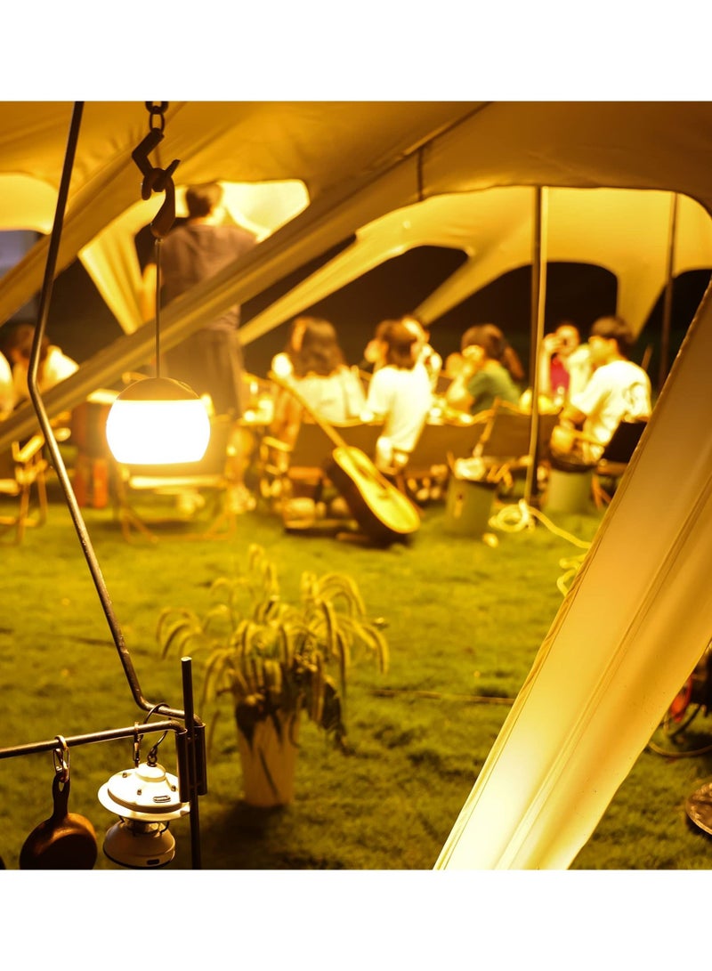 Excefore Camping Lights, 4 Lighting Modes Camping Lantern Dimmable LED Rechargeable Lamps Batteries Powered Light Portable Bulb for Emergency Camping Garden BBQ - Image 5