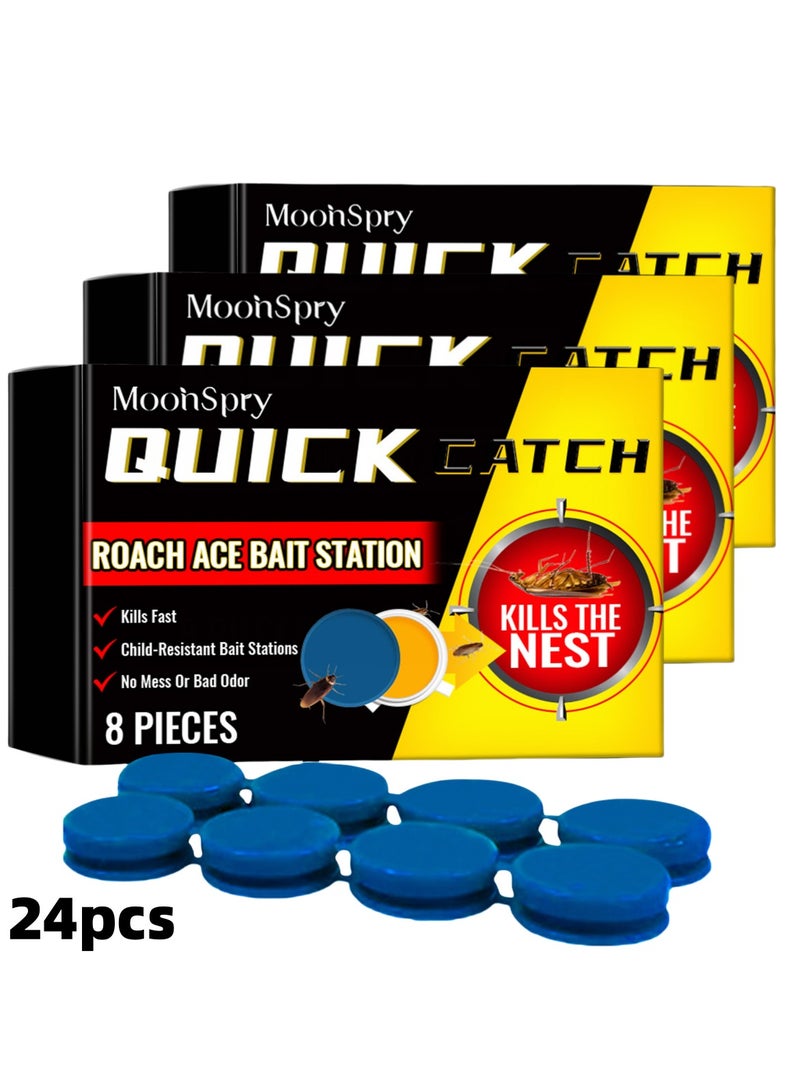 Generic Insect Repellent, Cockroach Bait, Home Kitchen, Cockroach Repellent Cleaner, 24 Pcs  - Image 1