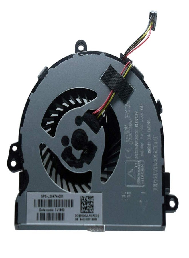 Rangale New CPU Cooling Fan Compatible for HP 15-DA 15-DB 15-DB0011DX 15-DB0005DX 15-DB0066WM 15-DB0038CA 15-DB0047WM Series L20474-001 by YDLan - Image 1
