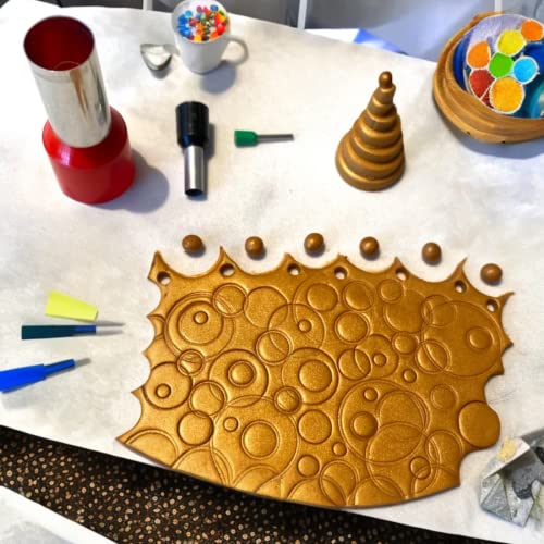 Oytra Cutters for Polymer Clay Round Circle Shape Cutter Jewelry Making Baking Cakes Fondant (40 Pcs/Set) - Image 2