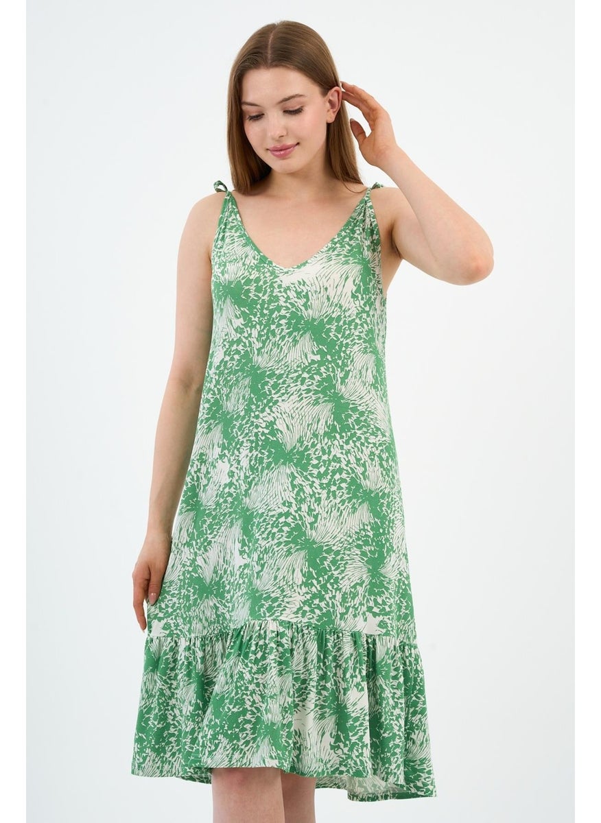 Alexander Gardi - Strapless Flounce Dress with Tie Detail (B24-425-01) - Image 1