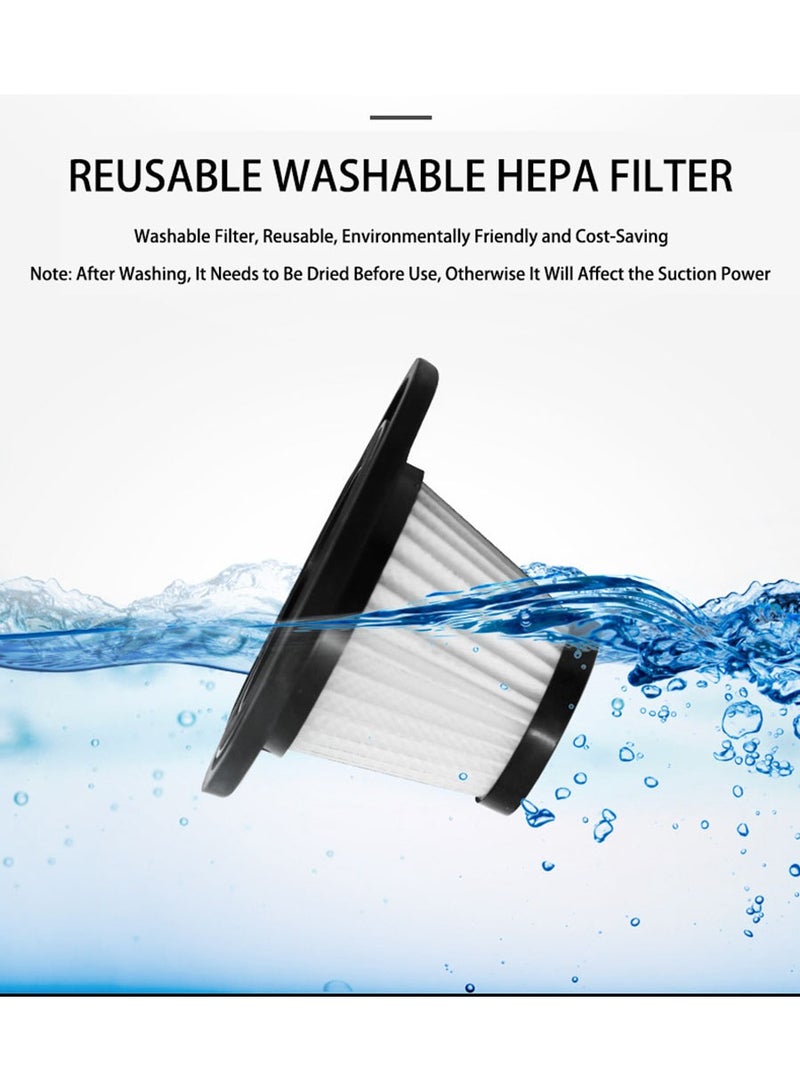 عام مكنسة كهربائية لاسلكية محمولة، مكنسة كهربائية صغيرة لاسلكية للسيارات، جهاز إزالة الغبار اللاسلكي للمنزل والسيارة، مكنسة كهربائية محمولة - Image 4