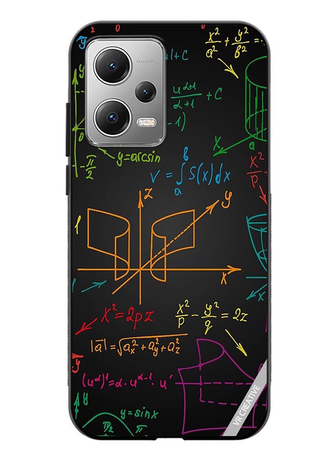 VR CREATIVE Protective Case Cover For Xiaomi Redmi Note 12 Maths Formula Design Multicolour - Image 1