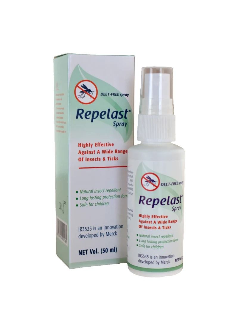 Repelast Natural Insect Repellent Spray 50ml – Plant-Based Mosquito & Insect Repellent for Skin, Gentle Family-Friendly Formula, Ideal for Outdoors, Travel & Humid GCC Evenings, Pocket Size